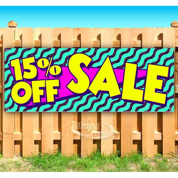 Many Sizes Available New Sale Up to 15% Off 13 oz Heavy Duty Vinyl Banner Sign with Metal Grommets Flag, Store Advertising Many Sizes Available New Sale Up to 15% Off 13 oz Heavy Duty Vinyl Banner Sign with Metal Grommets Flag, Store Advertising
